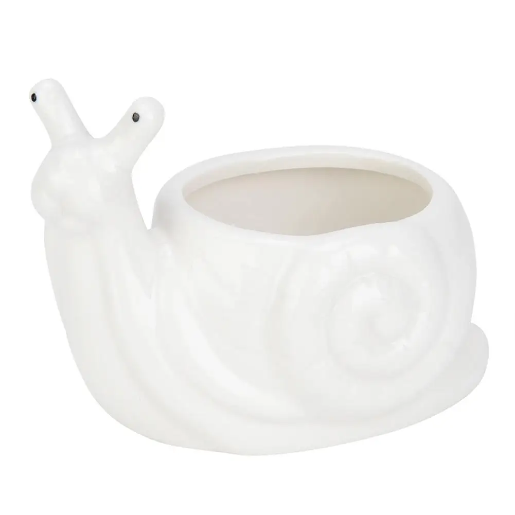 

Snail Shape Ceramic Succulent Plant Pot Container Garden Flower Decorative Plant Bonsai Pot