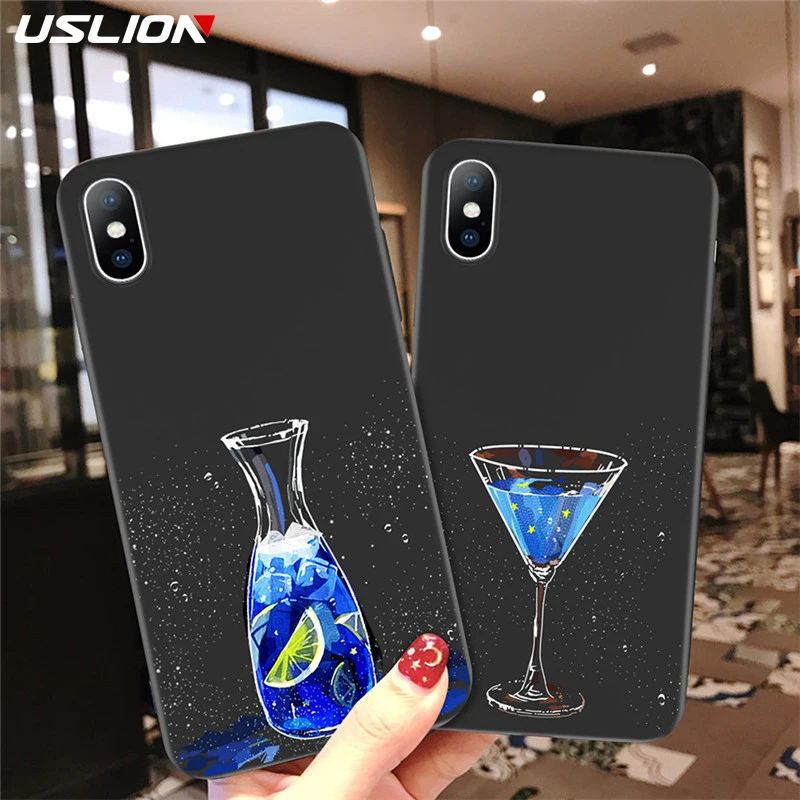 USLION Art Print Phone Case For iPhone 6 6s 7 8 Plus 5 5S SE Cartoon Space Soft TPU Cases Cover For iPhone X XS XR Xs Max USLION Art Print Phone Case For iPhone 6 6s 7 8 Plus 5 5S SE Cartoon Space Soft TPU Cases Cover For iPhone X XS XR Xs Max