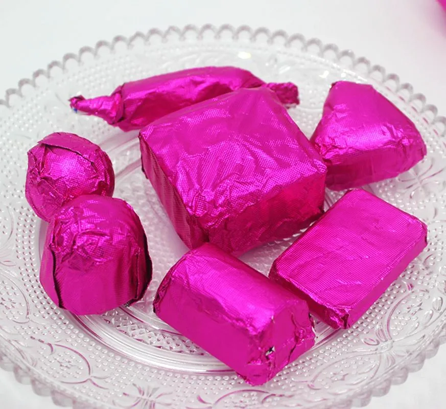 200 шт./лот) шоколадная посылка, жестяная фольга, бумага, утолщение, 8 ...