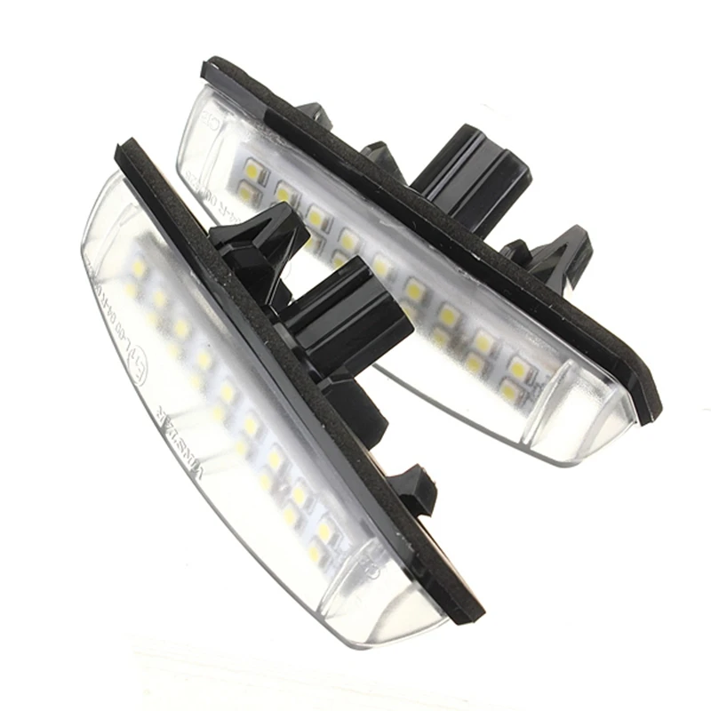 

2X White Car LED License Plate Lights 12V Number Plate Lamp No Error fit For Lexus IS200 IS300 GS300
