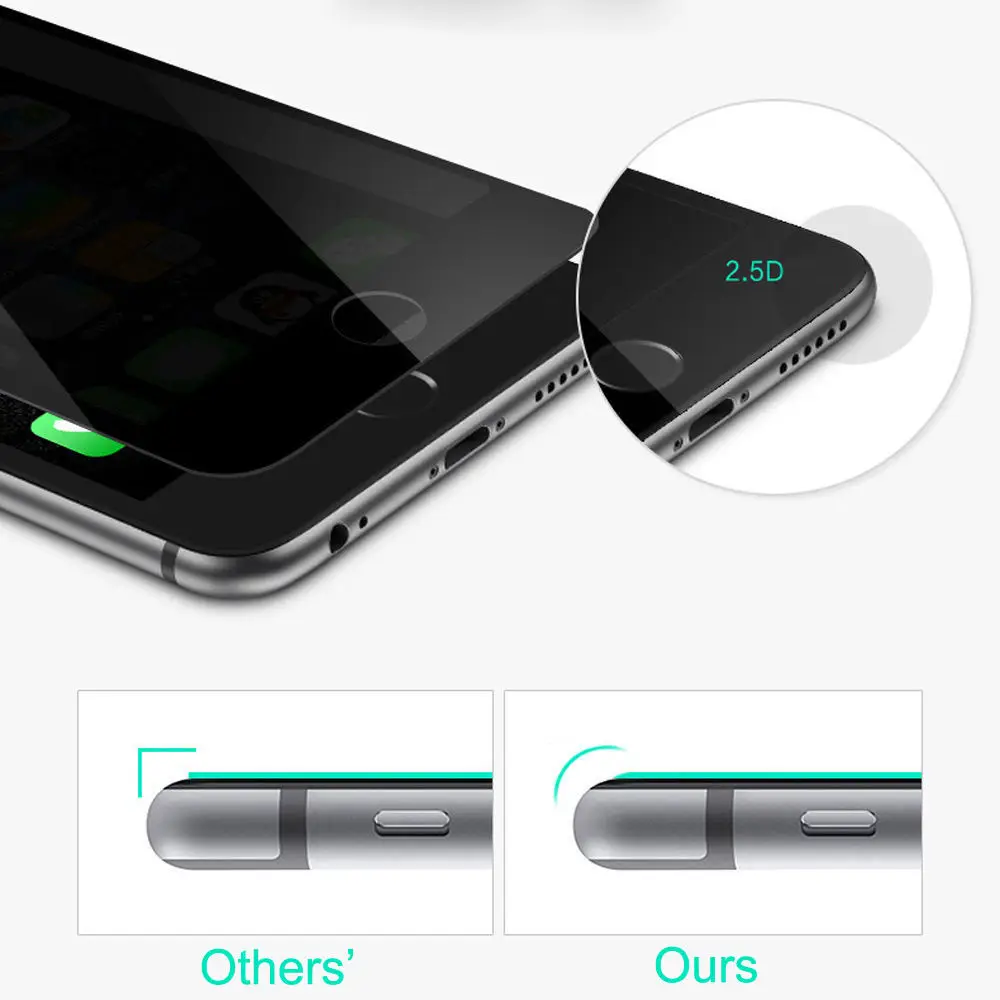 Anti-Spy Privacy Tempered Glass For iphone XS XR Max Ultra Slim Thickness Screen Protector Film for iPhone X 7 8 plus 6 6S plus Anti-Spy Privacy Tempered Glass For iphone XS XR Max Ultra Slim Thickness Screen Protector Film for iPhone X 7 8 plus 6 6S plus