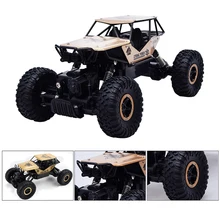 Gold RC Car Toys Rally Climbing Bigfoot Car Machine On The Remote Control Model Off-Road Vehicle Kids Toy with EU Charger