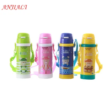 

500ml Kids Thermal School Child Thermos Insulated Thermo Cup Baby Vacuum Flask Travel Mug Termos Stainless Steel Water Bottle