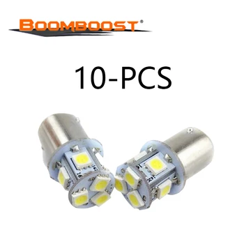 

12V 1156 1157 for choice BA15S 5050 8SMD White LED Car Reverse Light Bulb Auto Brake Turn Signal Lamps 10 pieces