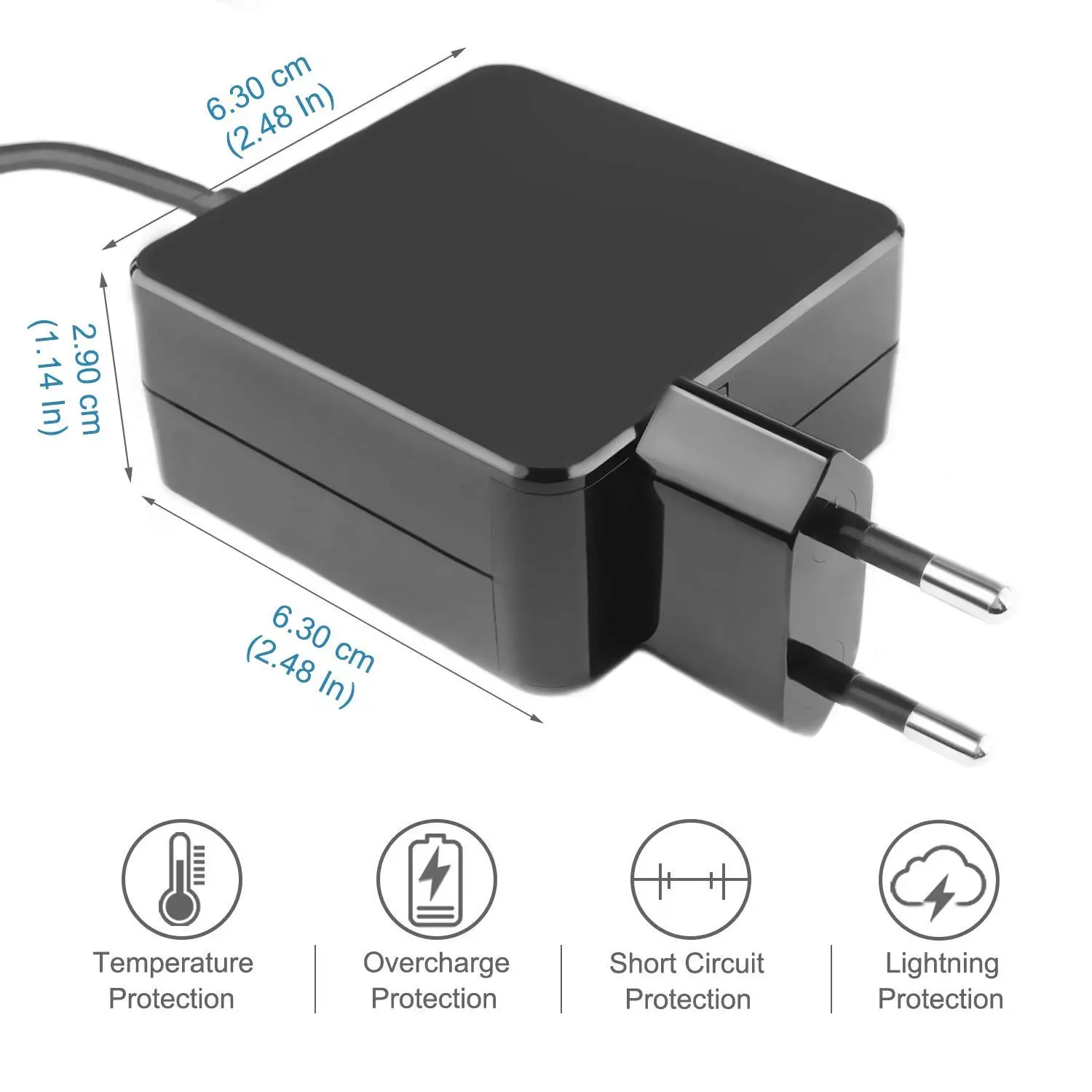 USB-C Тип C Зарядное устройство Мощность настенный адаптер для lenovo thinkpad t480 t580 t480s p51s p52s x280 x270 e480 e580 l480 l580 x1 углерода