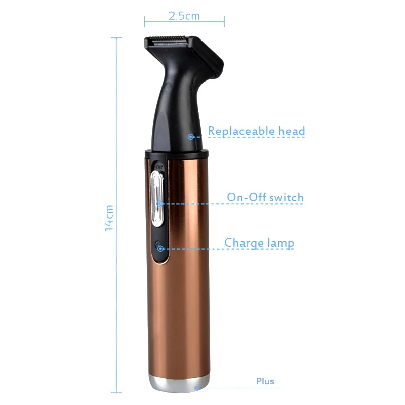 MMFC-SURKER Sk-2002 2 в 1 Электрический триммер для волос в носу перезаряжаемый Электрический Нож для бритья волос в носу перезаряжаемый Rever