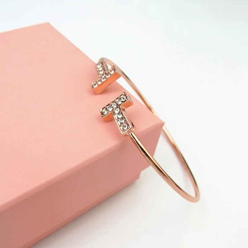 

2019 new Silver Crystal Open Bracelet Women Charms Female Bracelets Women Accessories Bracelets Bangles Jwelry For Women Gifts