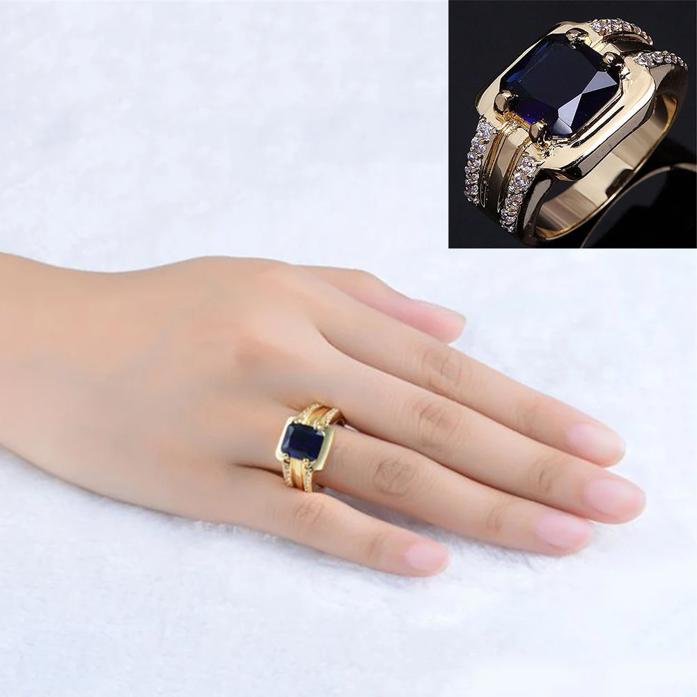 Charm Women//men Fashion Ring Rose Gold Filled Wedding Ring Size 6-10