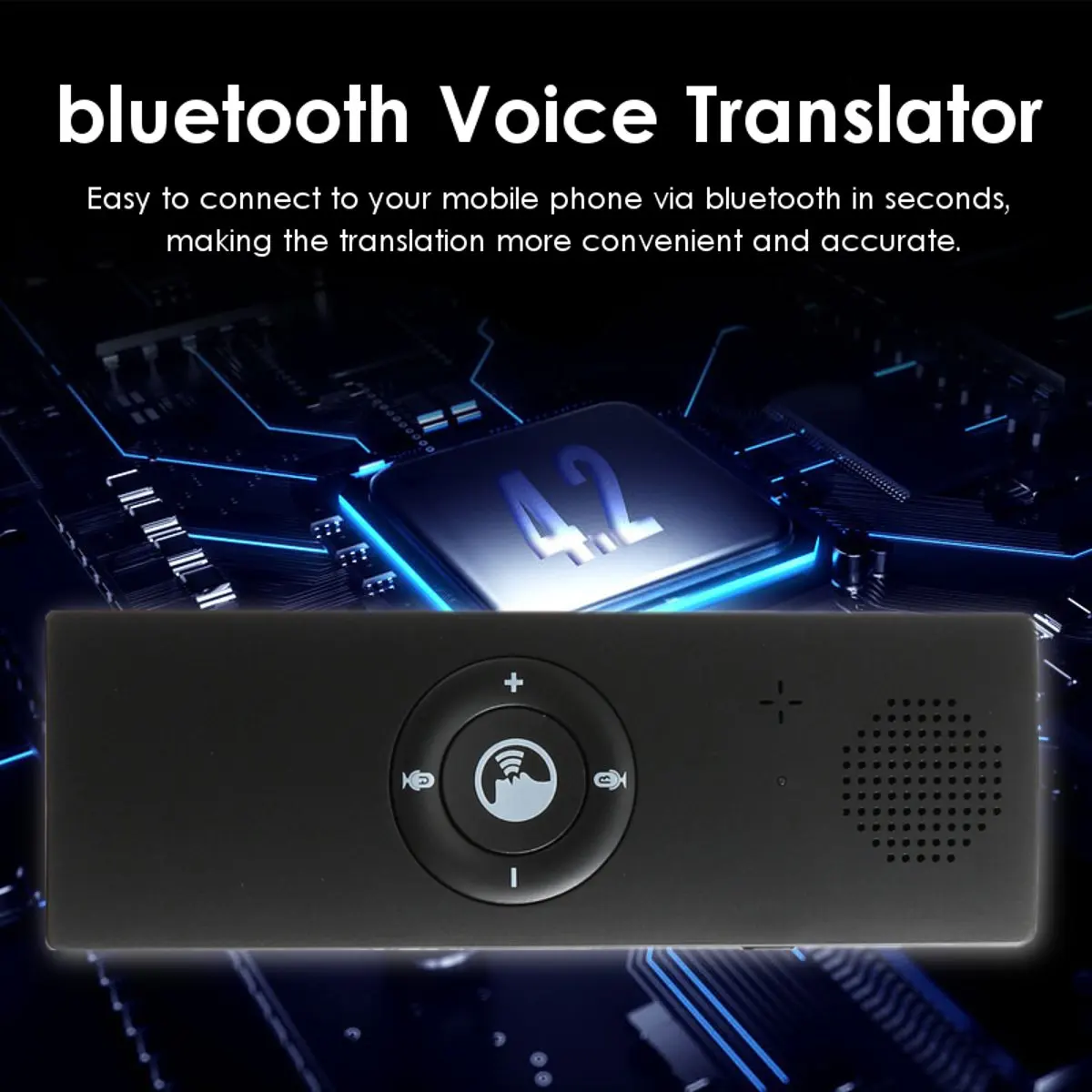 

Portable Smart Voice Translator Two-Way Real Time Multi-language Bluetooth Communicate Machine For Learning Travelling Meeting