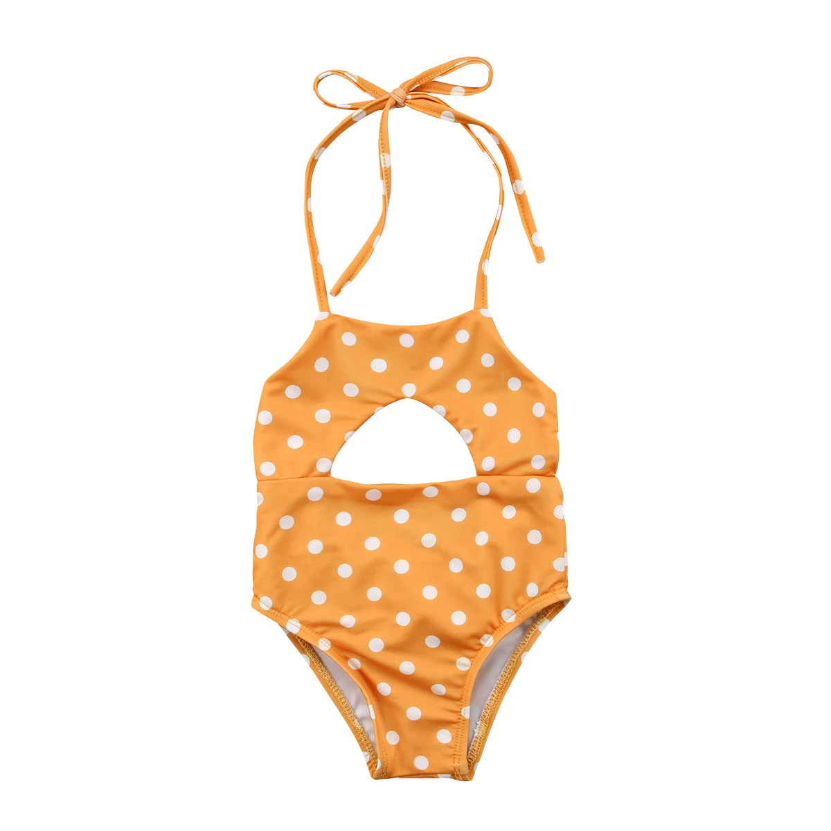 Mother Daughter Matching Family Neck Polka Dot Swimsuit Swimwear Dot Bikini Bathing Suit Cute Summer Beachwear