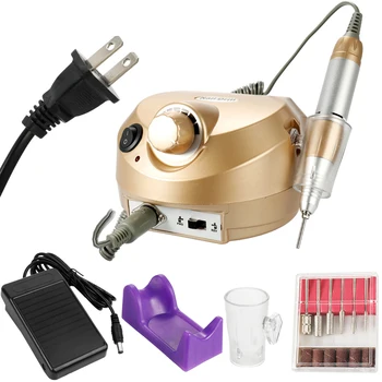 

30000RPM Pro Electric Nail Drill Machine Apparatus for Manicure Mill Cutter All For Nails Drill Art Bits Pedicure Sander Tools