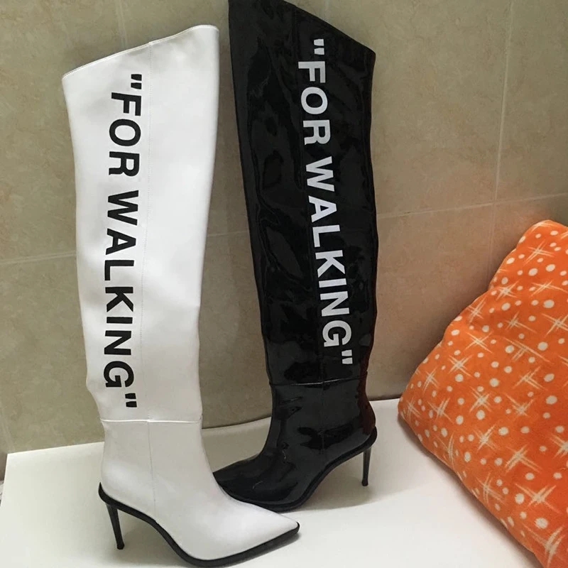 Haute Verni Chaussures Genou Summer Bottes De Cheville Hot Hautes Femmes Bérets 2019 Bout Printemps Femme Cuir Pointu 7xSTwqY