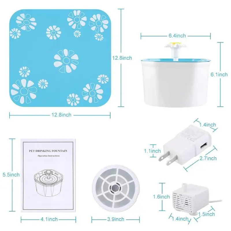 Automatic Cat Water Fountain 5 Automatic Cat Water Fountain 5