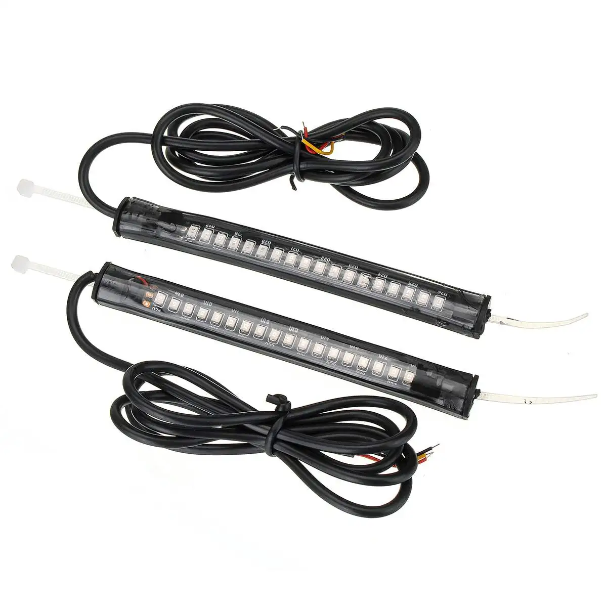 

1Pair 12V LED Motorcycle Turn Signal Decoration Lights Light Lamp For 39mm-41mm Fork For Harley For Honda For Suzuki