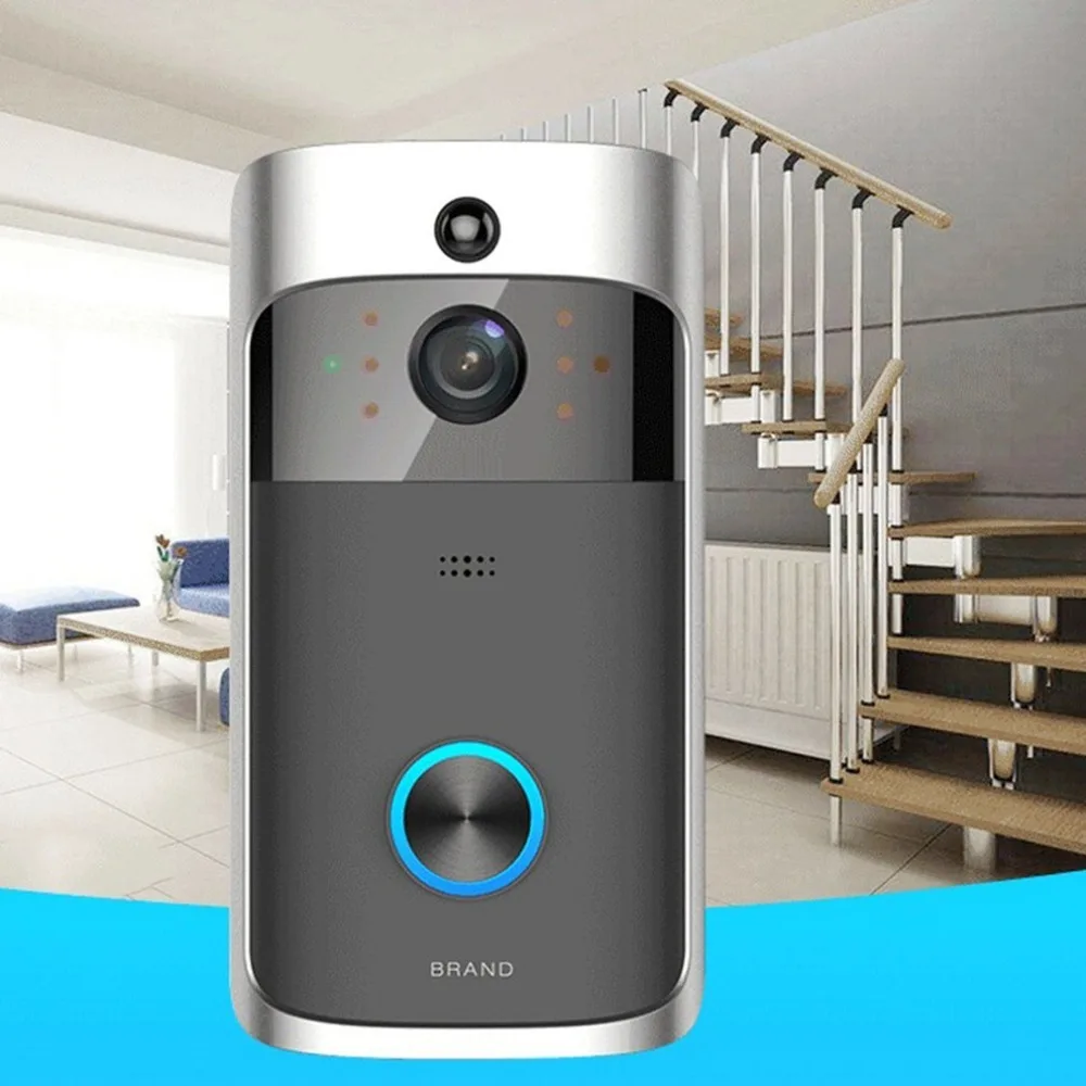 

Wireless WIFI Video Door Bell Two-way Audio Doorbell IR-CUT Night Vision PIR Motion Detection Home Security Alarm