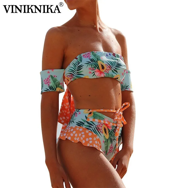 VINIKNIKA 2019 новый комплект бикини женские пикантные Straples Push Up Бикини Высокая талия