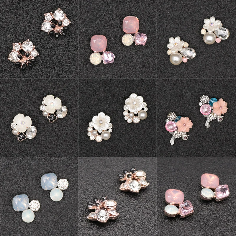 

10Pcs Sewing Accessories Decorative Buttons Handicraft Flower Diy Buttons For Baby Hair Accessories Scrapbooking Buttons