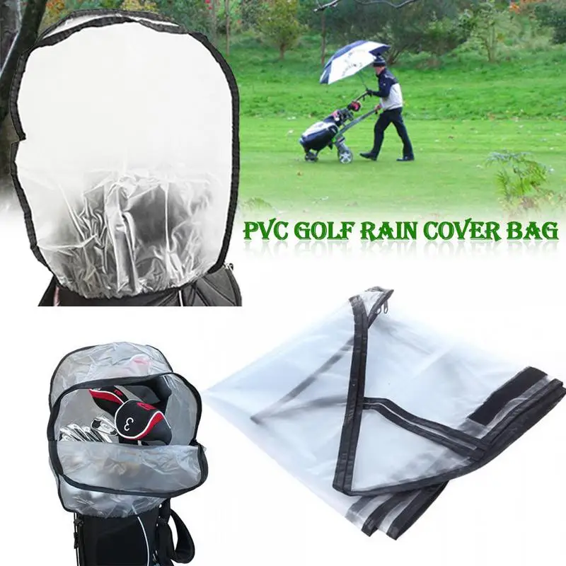 

LACYIE Outdoor Golf Rain Cover Waterproof Dustproof Golf Bag Shield PVC Golf Bag Rain Cover Golf Bags Free Shipping