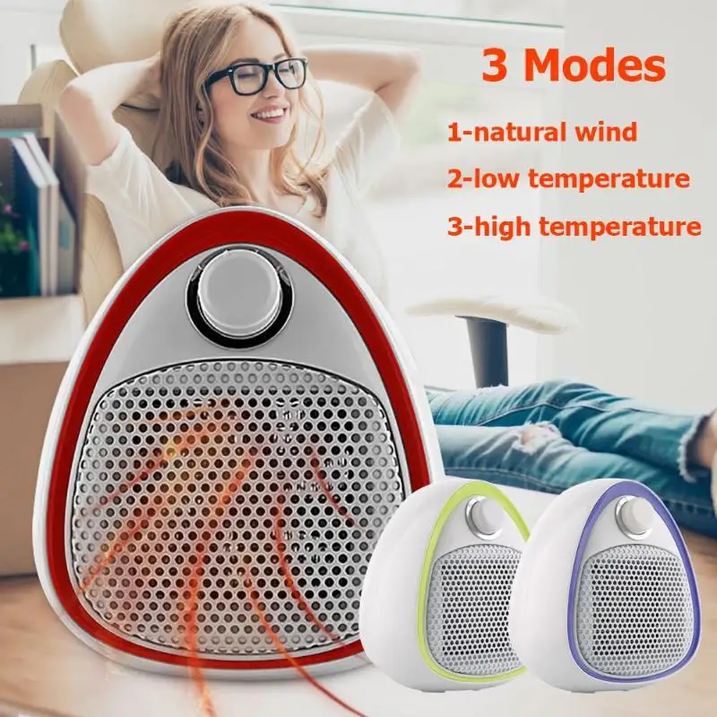 

3 Modes Intelligent Desktop Heater PTC Indoor Electric Heater Warmer Air Heating Fan Ceramic Portable Smart Space Heater Warmer