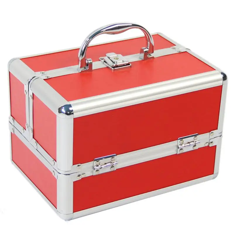 

Professional Cosmetic Suitcases Case Travel Make Up Storage Box Multifunction Cosmetology Tattoo Eyebrow Teacher Manicure Case