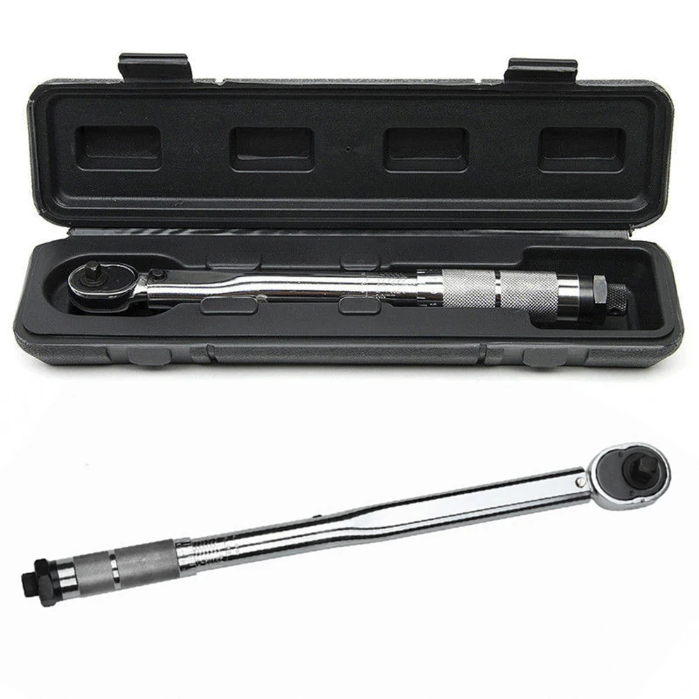 

28-210nm Drive Click Adjustable Torque Wrench Hand Spanner Wrench Set Tool Part