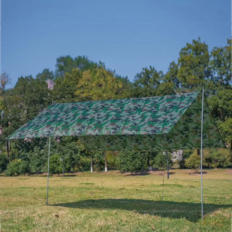 Impermeable UV multifunción tienda Tarp luz sol sombra verano jardín Gazebo Ourdoor sombra velas