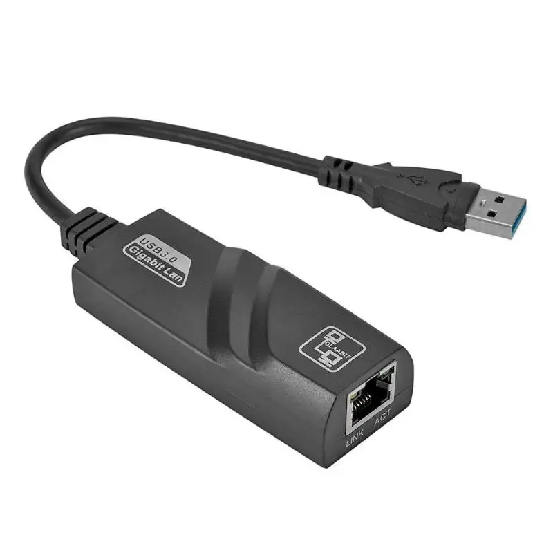 Высокое качество мини USB 3 0 гигабитный Ethernet адаптер к RJ45 Lan сетевая карта для Windows 10
