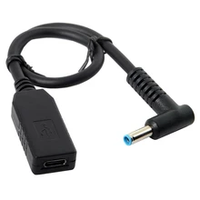 Usb 3,1 type C Usb-C к Dc 20 в 4,5 3,0 мм для Dell Hp power Pd эмулятор триггерный кабель