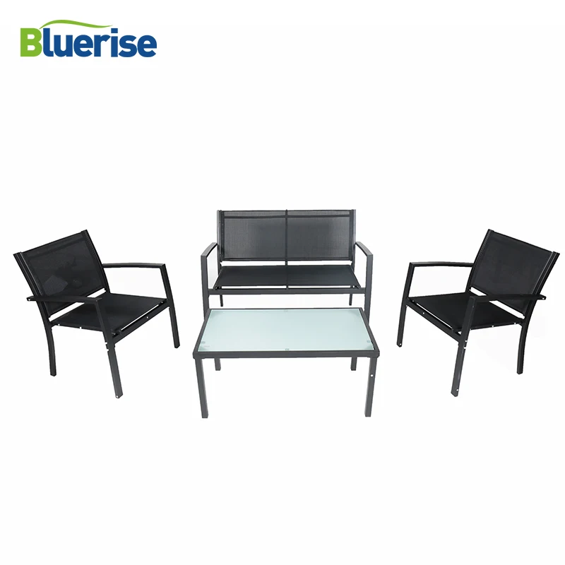Furniture Coffee Table Living Room Sets Breakfast Shelf Table Home Outdoor Garden Tables Chairs Glass Tea Table 4 Piece