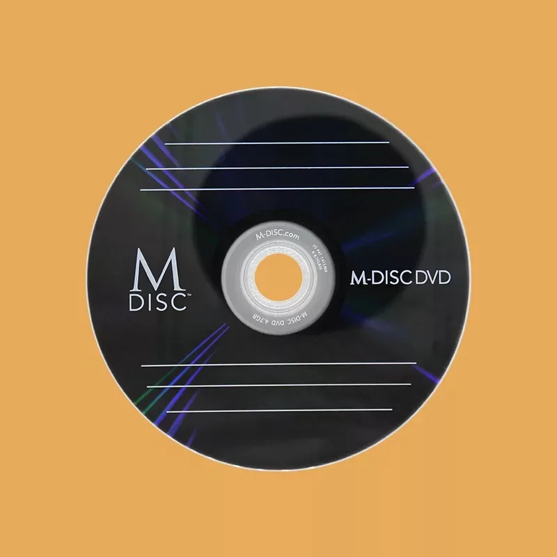 

Wholesale 10 pcs Printed Surface 4.7 gb DVD M-Discs with Storage Duration of Up to 1000 Years.