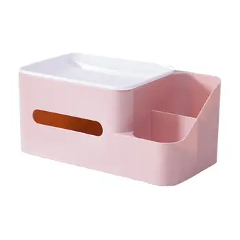

1pc Tissue Box Multifunction Durable Plastic Tissue Storage Box for Home