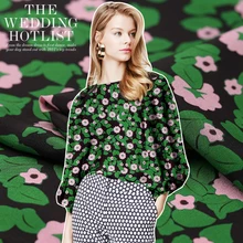 Цифровая печать одежда Креп Де Шин шелковая ткань мягкая шелковая ткань для платья Креп Ткань натуральный шелк шелковая ткань