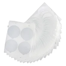 100 шт Самоклеющиеся клеи пленка алюминий пищевого класса покрытие из фольги чашка герметичная пленка