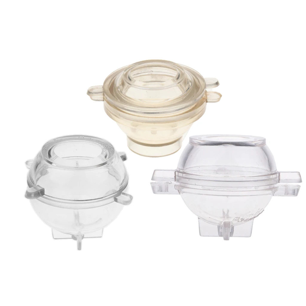 

4 Pieces Candle Molds in the form of Egg Ball, Plastic Candle Molds for Candles Making Crafts DIY Gifts for Friends Families