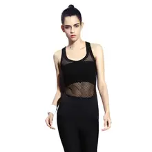 Женский спортивный жилет открытая Сексуальная футболка для йоги и фитнеса облегающая эластичная быстросохнущая спортивная одежда без рукавов Топ для йоги