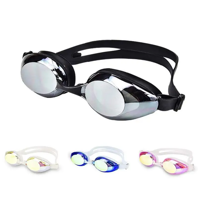 Портативный складной плавательные очки для взрослых Маска для подводного плавания маска для подводного плавания Анти-туман большой кадр