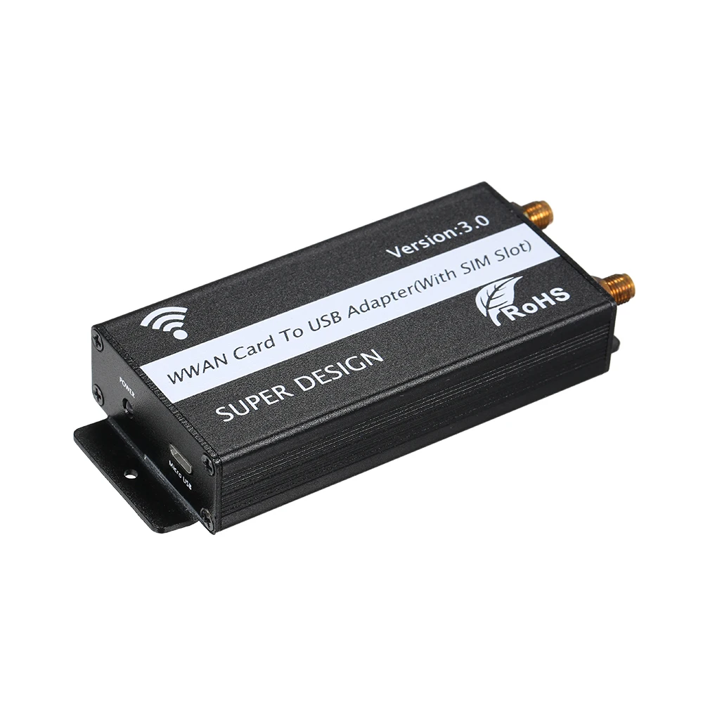 Новый беспроводной NGFF(M.2) ключ B к USB адаптеру со слотом для SIM карты модуля WWAN/LTE/4G