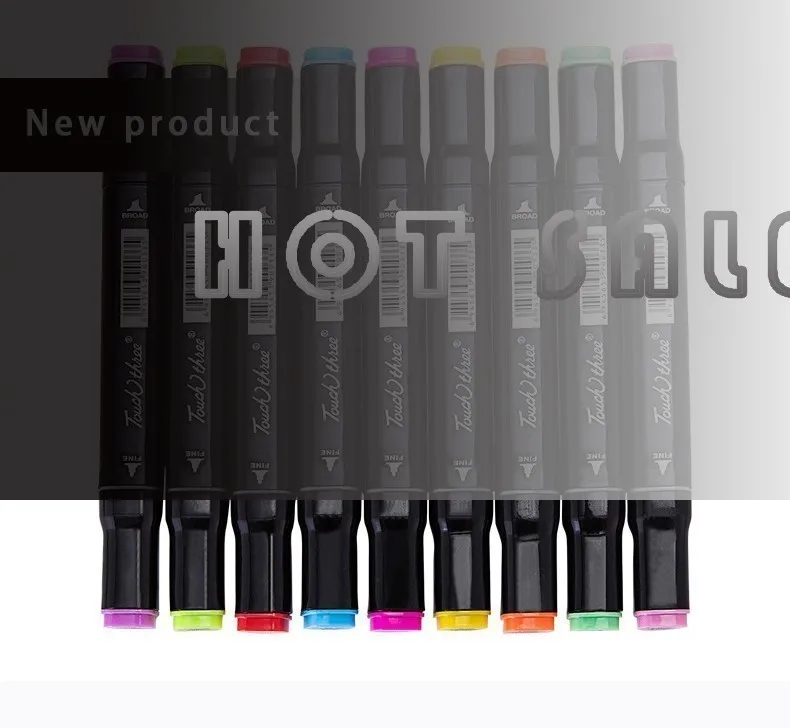 

Hot Sale student Mark pen set hand-painted color painting oily pen comic design 36 color manga