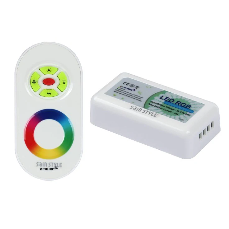 

12V DC WIFI and LAN ready Press LED Controller 2.4Ghz Wireless RGB Controller for LED Strip