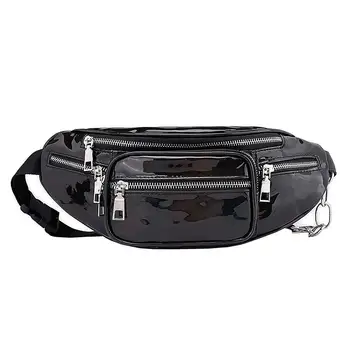 

TFTP-Waist Pack Waterproof Holographic Fanny Pack for Women Neon Shiny Iridescent Bum Bag Adjustable Belt Fashion Waist Packs