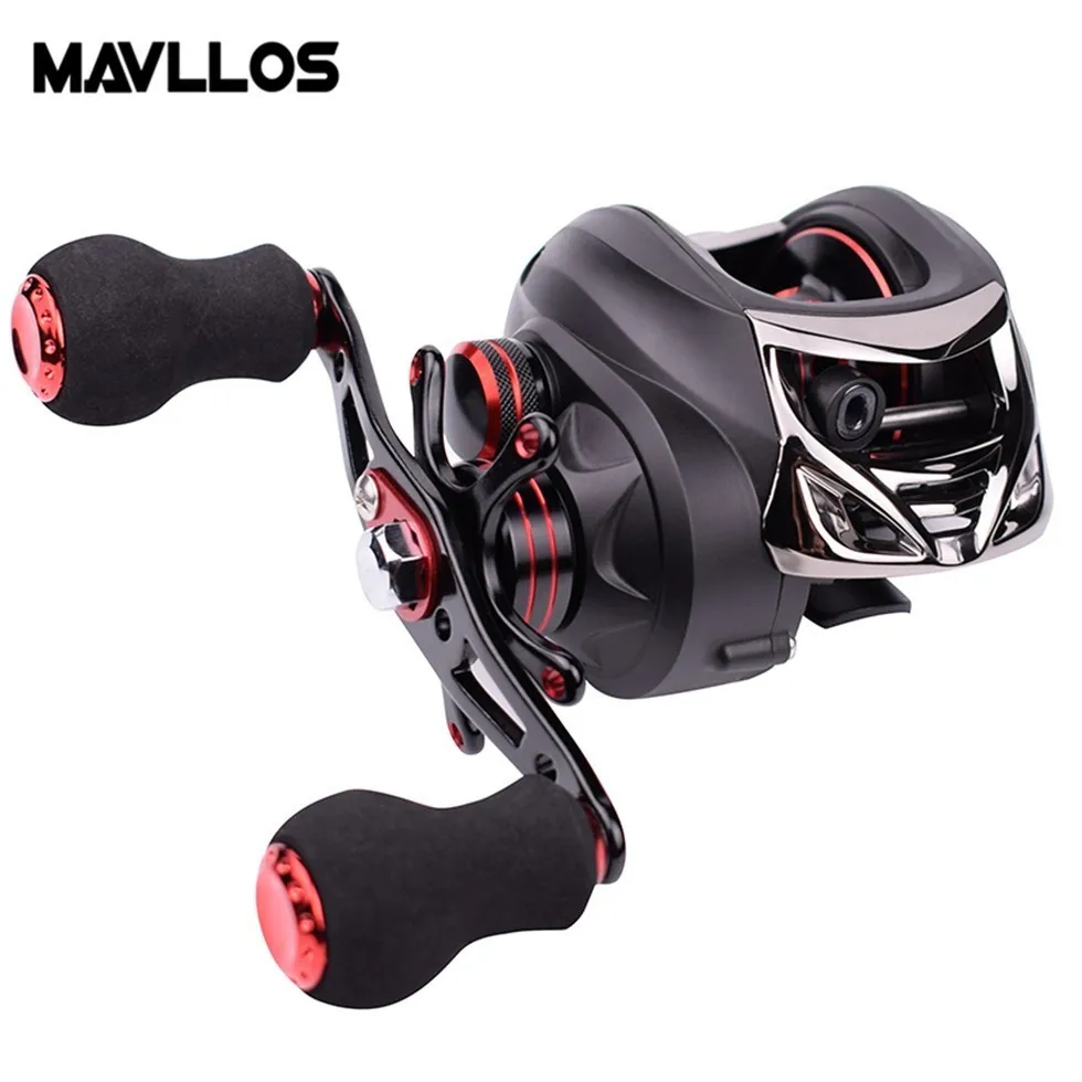 

Mavllos TORNADO Saltwater Fishing Casting Reel 7.0:1 Left Right Hand Magnetic Brake Low Profile Baitcaster Fishing Reel Coil