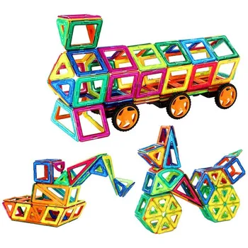 

Large Size Magnetic Model And Construction Of Plastic Magnetic Building Blocks Educational Toys Children Gift