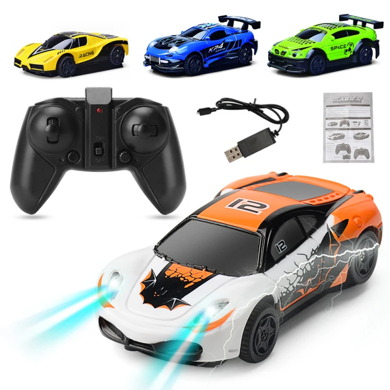 2018 NEW RC Sports Wall Car 777-617 Anti Gravity Ceiling Wall Racer Climb Electric Remote Control Wall Climbing Car Boy Gift