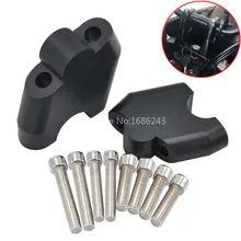 Черный руль расширение стояк крепление подъемная ручка бар зажим подходит для Honda CB300F CB400F CB500X CB500F NC700 NC750 X S DCT