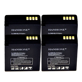 

4PCS 1600mAh DMW-BLG10 BLG10E BLE9E BLE9 BLG10PP Battery For Panasonic Lumix DMC GF6 LX100 GX7 GF5 ZS70 ZS100 GF3 ZS60 GX85 GX80