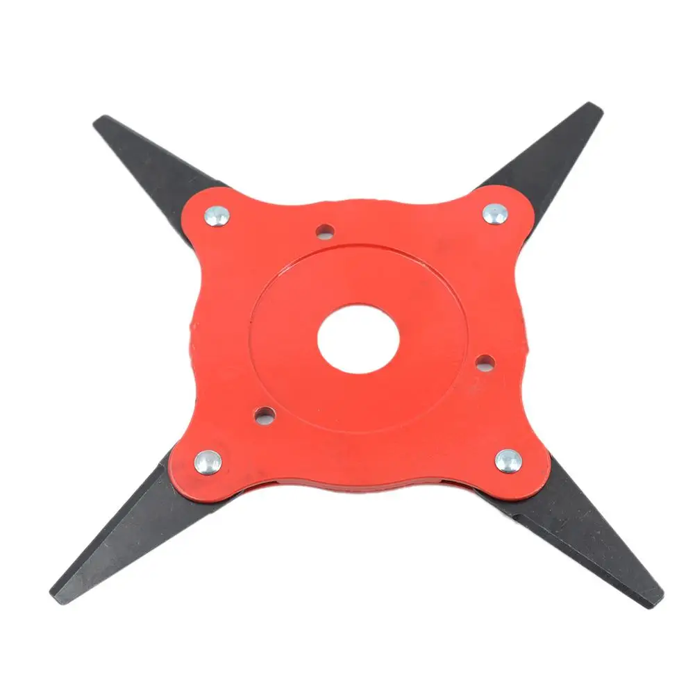 NEWE 4 Teeth Brush Cutter Blade Trimmer Metal Blades Trimmer Head Garden Grass Trimmer Head For Lawn Mower