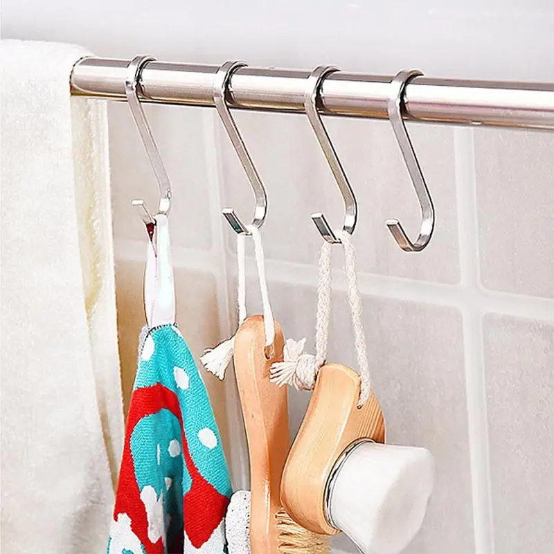 Buy 6 Pack Steel Metal S Hooks Kitchen Utensil Hanger