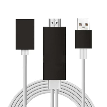 

New 1M Mhl To Hdmi Usb Female For Lg K20 + Plus Mobile Phone 1080P Hdmi Av Hd Tv Adapter Adapter Video Cable Phone Data Cables