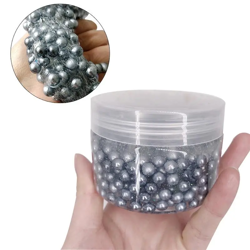 

60ml Silver Pearl Crystal Slime Mud Relieving Pressure Plasticine No Borax Kids Toy Clay For Arts Crafts