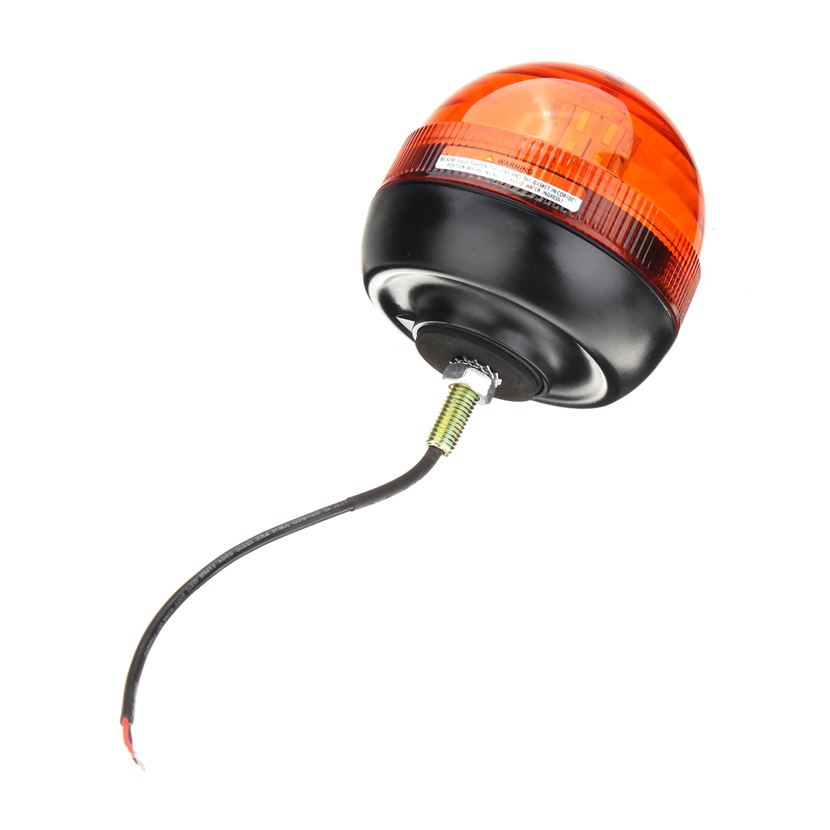 

12-24V 40 LED Rotating Flashing Amber Beacon Flexible 1 Bolt Tractor Warning Strobe Light